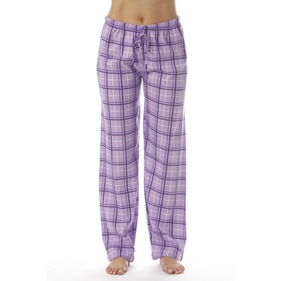 Just Love Womens Plaid Knit Jersey Pajama Pants - 100% Cotton Pjs 6324 ...