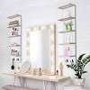Sorbus 5 Tier Wall Mounted Floating Shelf Unit with LED Lights - Home Decor and Storage Organizer - 2 of 4