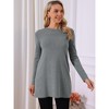 INSPIRE CHIC Women's Fall Crew Neck Long Sleeve Oversized Chunky Sweater - 4 of 4