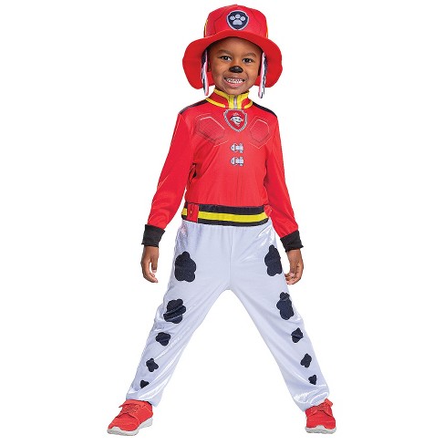 Toddler Classic Paw Patrol Marshall Costume - Size 4-6 - Red