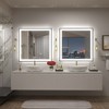 Apmir Super Bright Front & Back LED Lighted Anti-Fog Aluminum Alloy Framed Tempered Glass Bathroom/Vanity Mirror with ETL & 3-Year Warranty - 3 of 4