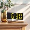 REGALWOVEN Small Digital Corded Dimmable Electric Alarm Clock 6.3 x 2.4 x 1 Inches - 2 of 4