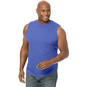 KingSize Men's Big & Tall Silver Cooling Muscle Tank - 1 of 4