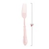 Smarty Had A Party Pink Baroque Plastic Dinner Forks - 480 pcs - 3 of 4
