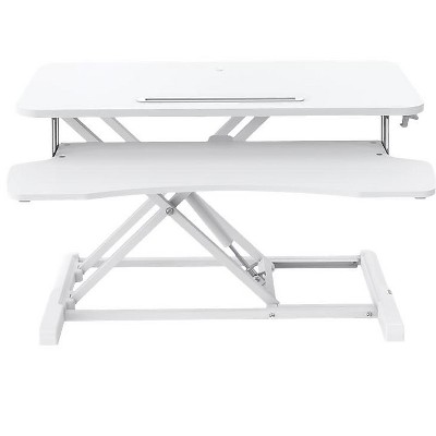 V7 Essential Fixed Height Standing Desk White (DT2SSW)