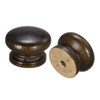 Unique Bargains Round Wood Drawer Cabinets Knobs and Pulls with Screws 12 Pcs - 4 of 4