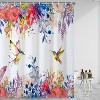 LunaLulinlk Spring Floral with Birds Shower Curtain - 2 of 4