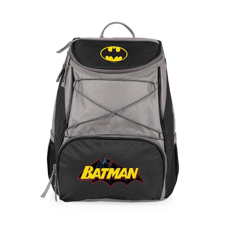 Picnic Time Batman PTX 11qt Cooler Backpack - Black/Gray, 1 of 8