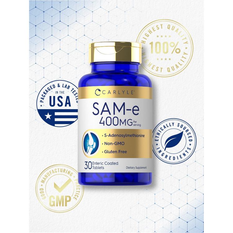 Carlyle SAM-e 400mg | 30 Tablets, 5 of 7