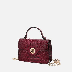MKF Collection Mae Women's Vegan Leather Mini Crossbody Functional Handbag by Mia K - 1 of 4