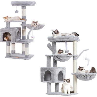 Heybly Cat Tree, 39.4 Inches Cactus Tower Condo with Scratching Post
