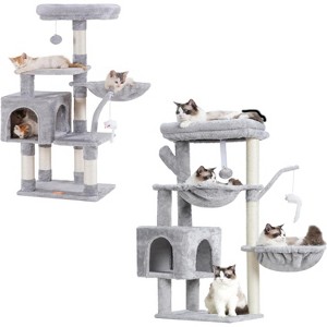 Heybly Cat Tree, 39.4 Inches Cactus Tower Condo with Scratching Post - 1 of 3