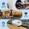 2x6 FT Modern Washable Area Rug, Floral Throw Carpet with Non Slip Backing, Low Pile Stain Resistant Floor Cover for Living Room, Beige - 4 of 4