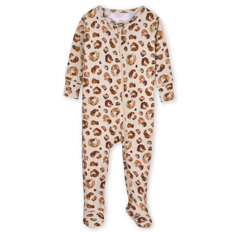 Gerber Baby and Toddler Buttery-Soft Snug Fit Footed Pajamas, 1 of 11