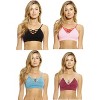 Just Intimates Wireless Seamless Sports Bra / Bras (Pack of 4) (Group 1, 2X) - 2 of 4