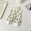 Alilang Adorable Summer Floral Embroidered Ankle Socks 4Pk - 2 of 3