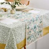 Morris & Co. Table Runner (98.5” x 13.8”)  - 100% Cotton, Elegant and Soft Table Cover for Tea Parties, Dining, and Gatherings, Durable - 4 of 4