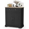 Coucheta Kitchen Storage Cabinet, Modern Buffet Cabinet with Storage, Coffee Bar with 2 Drawers and 2 Doors, Floor Sideboard Buffet for Living Room - 2 of 4