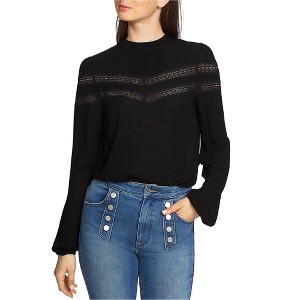 1.STATE Womens Lace Stripe Pullover Blouse - 1 of 1