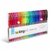 KINGART Gel Pens, Soft Grip, 50 Glitter Colors - 2 of 4