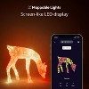 Twinkly Reindeers Doe, Mappable Outdoor LED Reindeer Light, 160 RGB LEDs and Warm White Light, Height 3ft, Compatible with Alexa and Google Home - 3 of 4