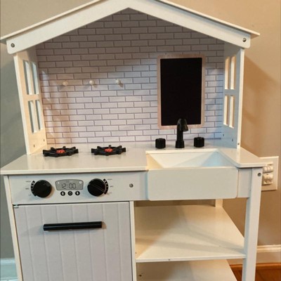 Best Choice Products Farmhouse Play Kitchen Toy For Kids W