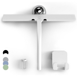 Shower Squeegee for Glass Doors, 11 Inch Silicone Window and Bathroom Cleaning Squeegee with Modern Design - 1 of 4