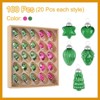 Unique Bargains Glass Decorative Hanging Tree Ornament Balls 1"-1.5" 100 Pcs - 3 of 4