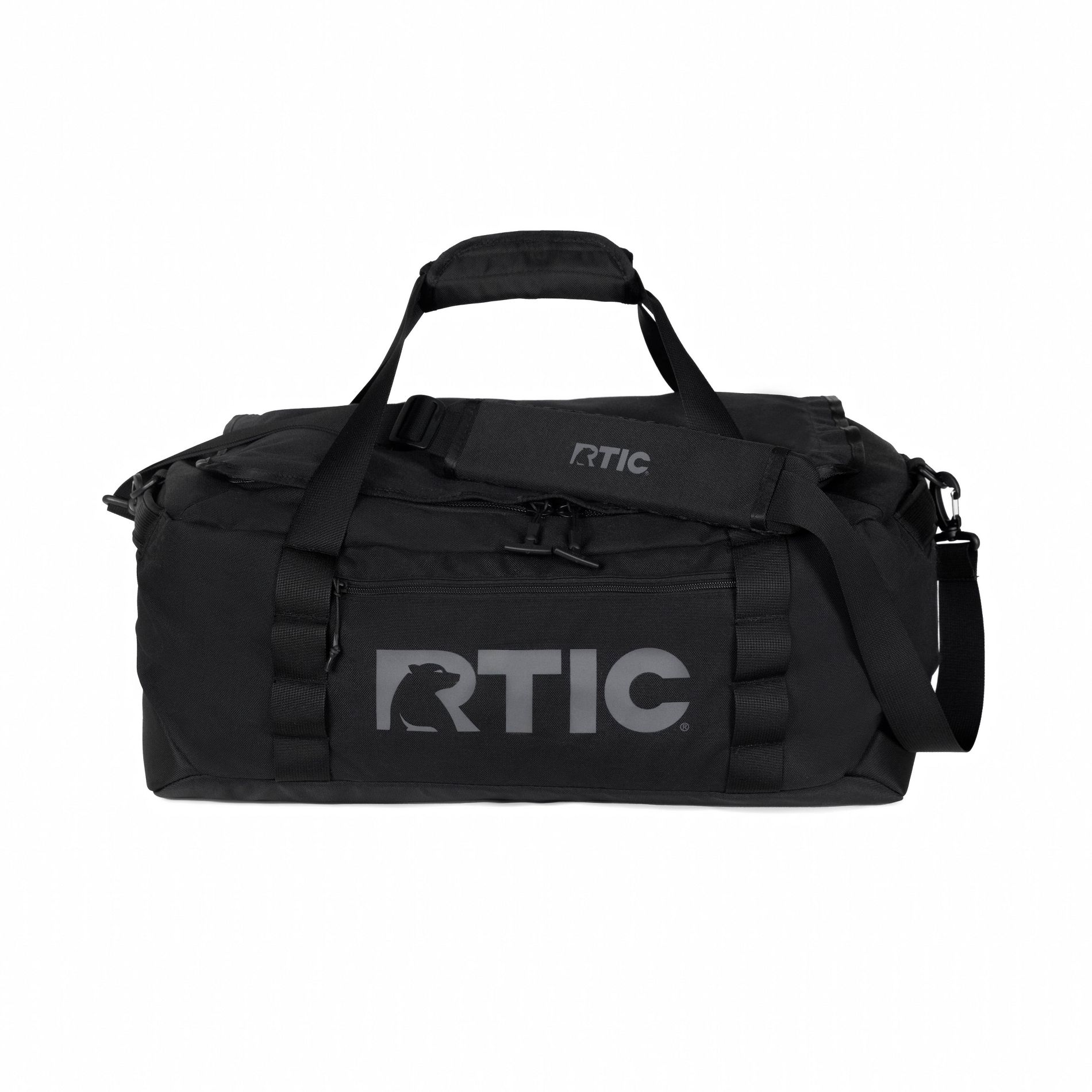 RTIC Outdoors Road Trip Duffel Bag - Black M: Water-Resistant Nylon Luggage