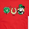 Men's - Disney - Mickey St Patricks Icons Short Sleeve Graphic T-Shirt - 2 of 4