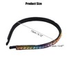Unique Bargains Women's Rhinestone Faux Crystal Headband Hair Accessories 0.47 Inch Wide Multicolor 1 Pc - 4 of 4