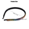 Unique Bargains Women's Rhinestone Faux Crystal Headband Hair Accessories 0.47 Inch Wide Multicolor 1 Pc - image 4 of 4