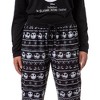 The Nightmare Before Christmas Women's Jack Skellington Jogger Pajama Set Black - 4 of 4