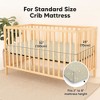 KeaBabies Isla Waterproof Crib Sheets for Boys, Girls, 2pk Baby Fitted Crib Sheet, Waterproof Crib Mattress Protector Sheets - 2 of 4