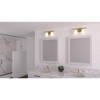 Quoizel Lighting Brindley 2 - Light Vanity in  Aged Brass - 4 of 4