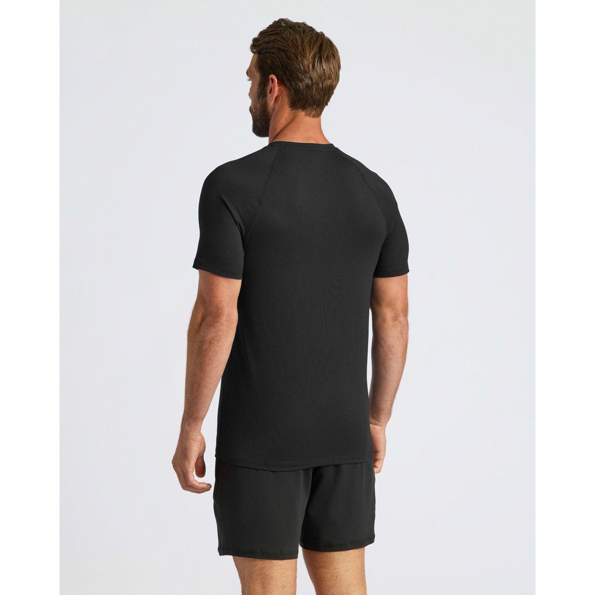 Men's Black Active Mesh Crew - True Classic - thumbnail 5