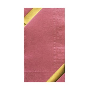 Jollity & Co. - Mauve Gold Guest Napkins - Pack of 16 Paper Napkins - 1 of 2