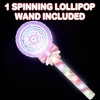 ArtCreativity 12" Light Up Spinning Lollipop Wand - 3 of 4