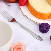Unique Bargains Household Tableware Stainless Steel Dinner Forks 7.3 Inches Silver Tone 10 Pcs - 2 of 4