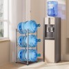 DOMETOUR Water Jug Rack for 5 Gallon, Heavy Duty Jug Bottle Holder, 3-Tier Stackable Water Dispenser Stand for Kitchen Living Room Room Office - 3 of 4