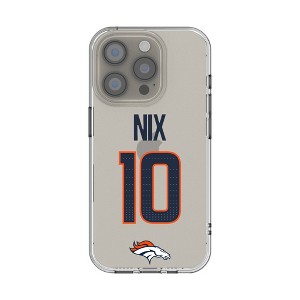 NFL Denver Broncos Players Game Tactic Clear Cell Phone Case for Apple iPhone - 1 of 4