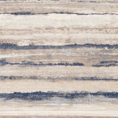 Gray and Beige Abstract Medium Pile Area Rug 5'3" x 7'1"
