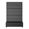 Dovelina Iron Black Arch Mobile Planters Planting Box Trellis for Climbing Plants - 2 of 4