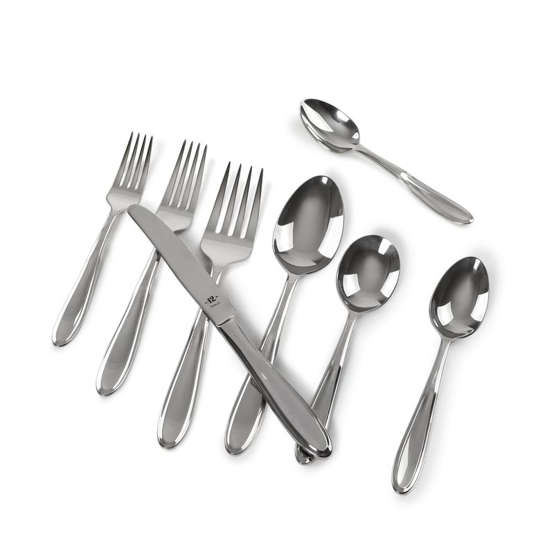 TABLE 12 Flatware Set 26 Pc Microwave and Dishwasher Safe, Silver , 3 of 7