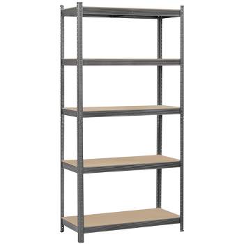 Adjustable Metal Shelf Shelving Unit Storage Small Places — BestOffice