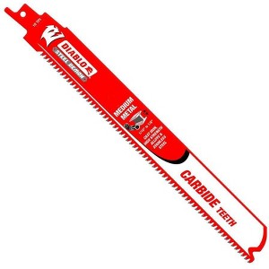 Diablo DS1210CF 12" 10TPI Steel Demon™ Carbide Teeth Reciprocating Saw Blade for Medium Metal - 1 of 3
