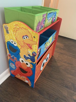 SESSLIFE Toy Storage Organizer with 6 Bins, Multi-functional