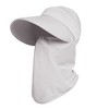 Anna-Kaci Womens Detachable Face Cover Sun Visor Cap UV Protection Mesh Panel Design with Extra Wide Brim - 2 of 4