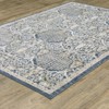 Captiv8e Designs Clara Textural Distressed Traditional Navy/Gold Rug - 2 of 4