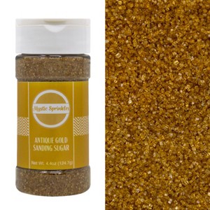 Mystic Sprinkles Antique Gold Sanding Sugar 4.4oz - 1 of 4